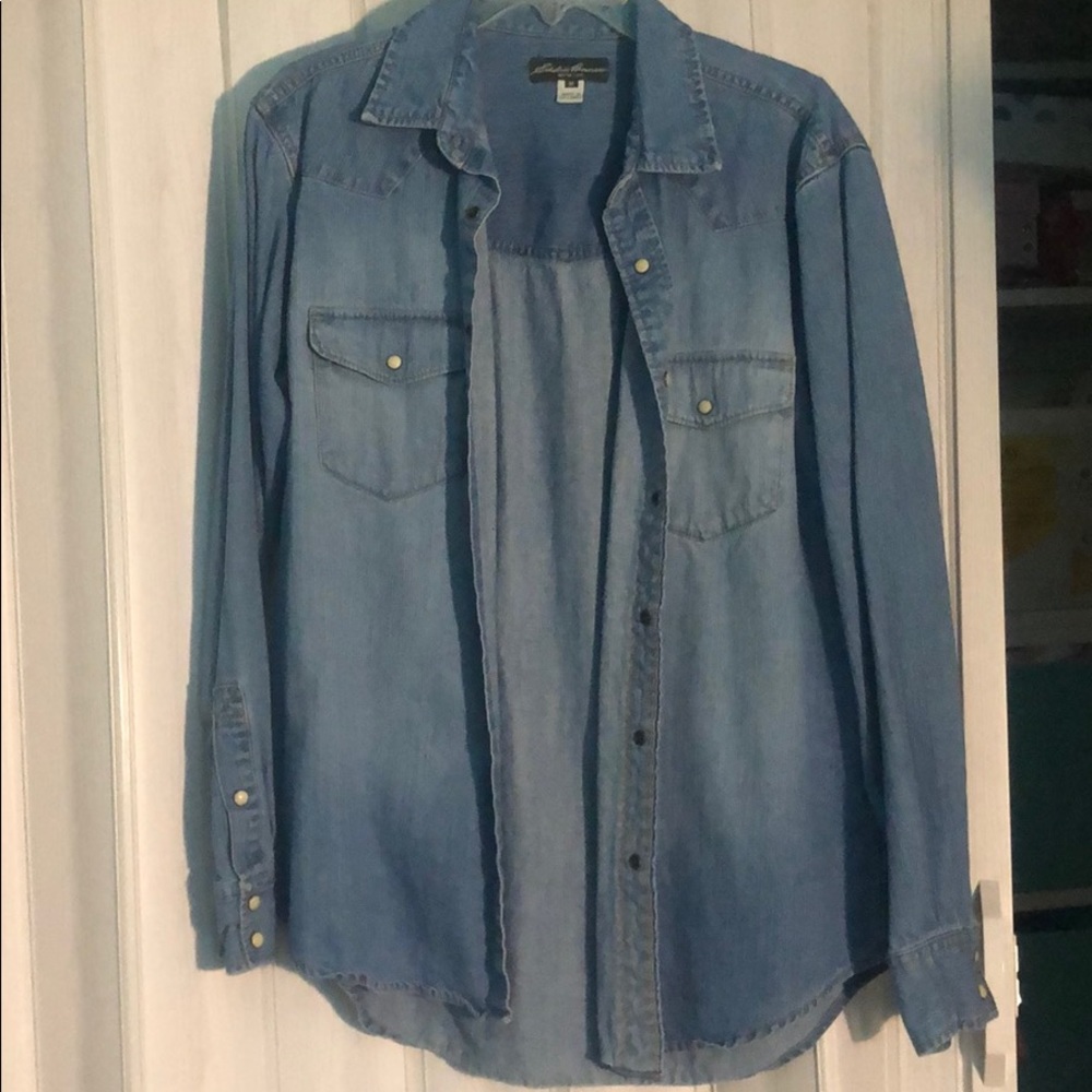 Cute and Trendy Longsleeve Jean Shirt